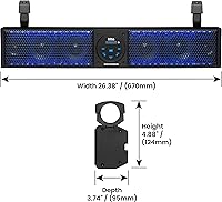BOSS Audio Systems BRT26RGB ATV UTV Sound Bar — image 7