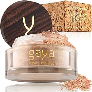Gaya Cosmetics Vegan Mineral Powder Foundation MF3 Review