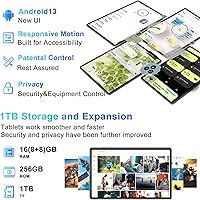 FACETEL Q7 Android 13 Tablet 16GB RAM 256GB Storage 11-inch — image 3