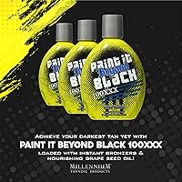 Millennium Tanning Paint it Beyond Black 100 XXX Dark Tanning Lotion 13.5oz — image 6