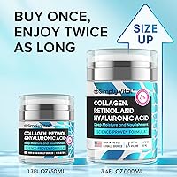 SimplyVital Collagen, Retinol & Hyaluronic Acid Cream 3.4oz — image 2