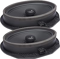 PowerBass OE692-FD 6x9 Ford OEM Replacement Coaxial Speakers — image 1