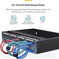 StarTech 2U Wall Mount Network Rack - 14 in Deep (RACK-2U-14-BRACKET) — image 2