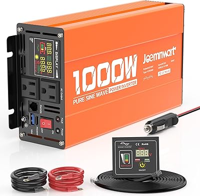 Joemnwart 2000W Pure Sine Wave Power Inverter
