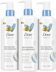 Dove Body Love Dry-Cracked Skin Replenish Body Cleanser 17.5oz 3-Pack Review