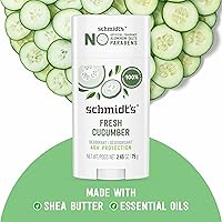 Schmidt's Aluminum-Free Vegan Deodorant Fresh Cucumber 4 Count — image 3