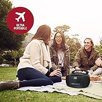 GPX BCA209B Portable Boombox with CD and Cassette Player — image 6