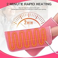 Noverlife Electric Heated Mittens Gloves for Paraffin Hand Wax Treatment — image 4