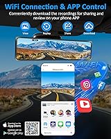 Jansite RM 12″ 4K Mirror Dash Cam — image 3