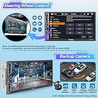 SJOYBRING QLED Double Din Car Stereo — image 7