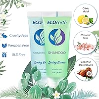 EcoEarth Travel Shampoo and Conditioner Set, 1oz, 100-Pack, Spring Breeze — image 2