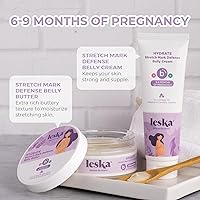 Leska Maternity Cream 2-Pack Stretch Mark Defense Belly Cream & Butter — image 3