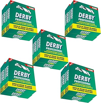 Derby Professional Single Edge Razor Blades 1000 Count