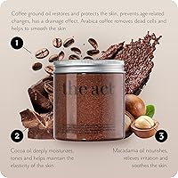 THE ACT Coffee Body Scrub with Salt & Cocoa – 10.58 oz — image 5