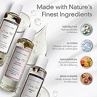Olivia Care 3 Pack Body Oils: Apricot Fig, French Rose, Jasmine Gardenia, 12oz — image 6