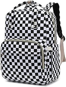 Kouxunt Checkered Laptop Backpack Review