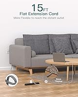 Addtam 15 Ft Surge Protector Power Strip with 6 Outlets and 4 USB Ports — image 2