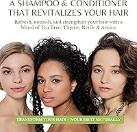 Edenika Botanicals Tea Tree Oil Shampoo and Conditioner Set, 16oz Each — image 4