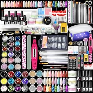 COSCELIA Acrylic Nail Kit with Drill and UV Lamp Review