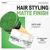 Immortal NYC Matte Styling Extreme Dry Look Pomade - 5.07oz — image 6