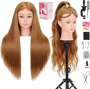 YODIDI Mannequin Head Human Hair 26-28 Inch #27-UB Review