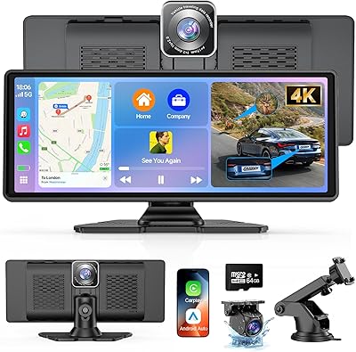 FAHREN 10.26″ Wireless Apple CarPlay & Android Auto Car Tablet