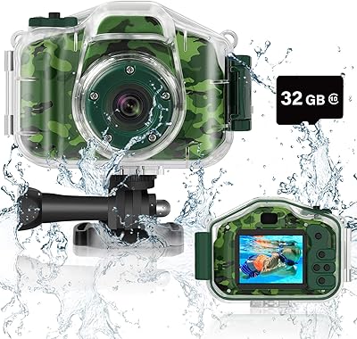 DEKER Waterproof Camera for Kids