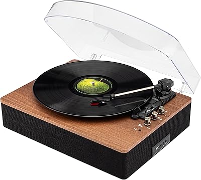 SoundBeast Retro Wooden Turntable TT24