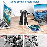 BEVA Power Strip Tower with USB Ports — image 2