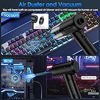 KOPIDOE VC016 Compressed Air Duster & Car Vacuum Cleaner — image 3