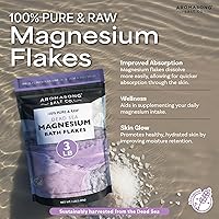 Aromasong RAW Magnesium Bath Flakes with Lavender, 3 LB — image 3