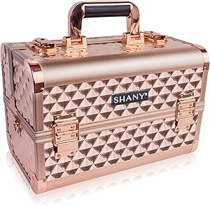 SHANY Premier Fantasy Makeup Train Case - Rose Gold Review