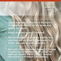 Royal Moroccan Argan Oil Purple Shampoo 300mL — image 5