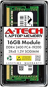 A-Tech 16GB DDR4 2400 MHz SODIMM RAM