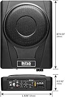 BOSS Audio Systems BASS8 8-Inch Under Seat Powered Car Subwoofer — image 4
