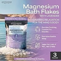 Aromasong RAW Magnesium Bath Flakes with Lavender, 3 LB — image 2