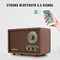 LoopTone AM/FM Retro Radio with Bluetooth Speaker — image 2