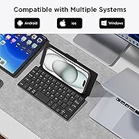 CACOE X62 Wireless Foldable Keyboard with Stand — image 3