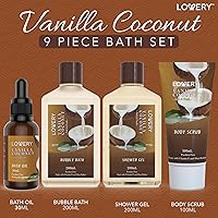 Lovery Vanilla Coconut 9 Piece Home Spa Set — image 2