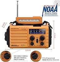 Mesqool NOAA Weather Radio MQL-CR1009-Y — image 2