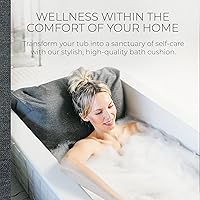 BADESOFA Luxury Bath Pillow S - Charcoal — image 3