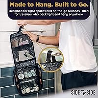 Side by Side Slim Toiletry Bag for Travel — image 4