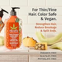 Hempz Biotin Conditioner - Sweet Pineapple & Honey Melon - 33.8 Fl Oz — image 3