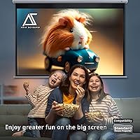 Akia Screens 100-inch Manual Pull Down Projector Screen — image 4