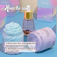 Olivia Beauty Natural Body Scrub for Women – 8 Oz — image 3