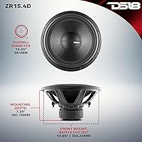 DS18 ZR15.4D Elite-Z 15-Inch Car Audio Subwoofer — image 3