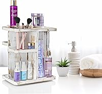 Sorbus 360° Makeup Organizer - Grey Rustic Wood — image 6