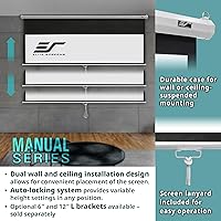 Elite Screens Manual Series M135XWH2 135-inch 16:9 Pull Down Projector Screen — image 2