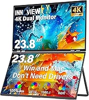 InnoView 23.8″ Dual Portable Monitor 4K — image 1