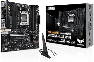 ASUS TUF Gaming A620M-PLUS WiFi Motherboard Review